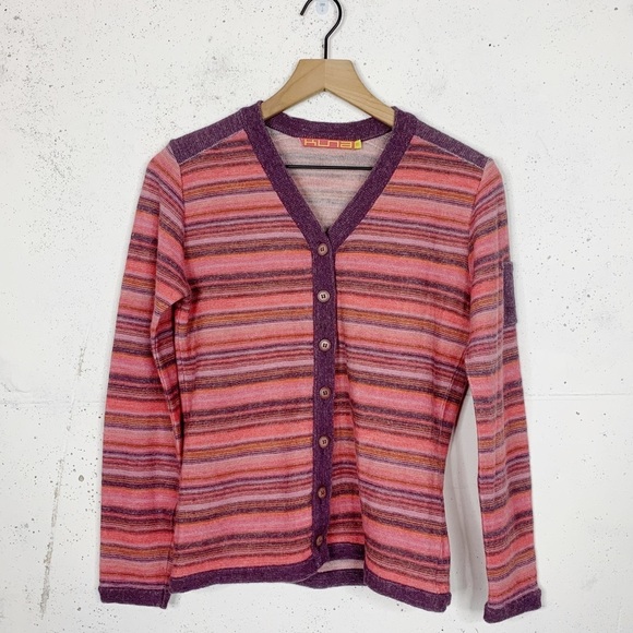Kuna Sweaters - Kuna Baby Alpaca Button Front V Neck Cardigan Sweater Size Medium